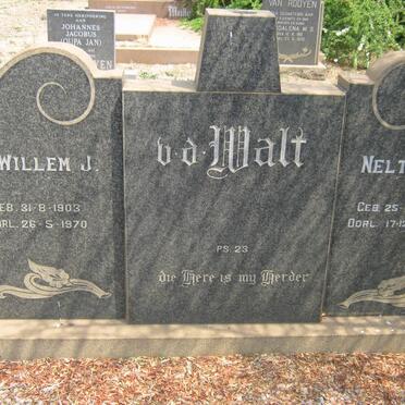 WALT Willem J., v.d. 1903-1970 &amp; Neltjie C. 1907-1998