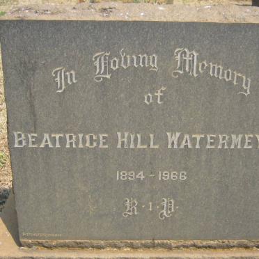 WATERMEYER Beatrice Hill 1894-1966