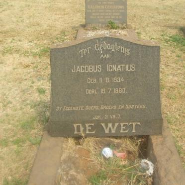 WET Jacobus Ignatius, de 1934-1960
