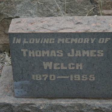 WELCH Thomas James 1870-1955