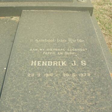 WEIDEMAN Hendrik J.S. 1916-1973