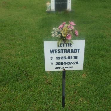 WESTRAADT Lettie 1925-2004