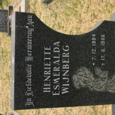 WIJNBERG Henriette Esmeralda 1984-1986