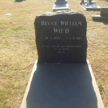 WILD Bruce William 1932-1987
