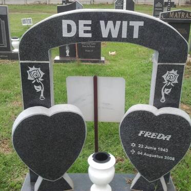 WIT Freda, de 1943-2008