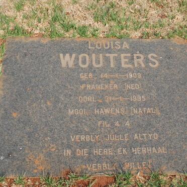 WOUTERS Louisa 1909-1995