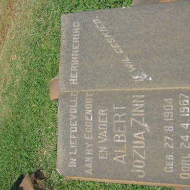 ZINN Albert Jozua 1904-1967