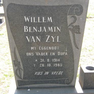 ZYL Willem Benjamin, van 1914-1985