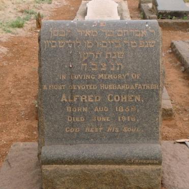 COHEN Alfred 1859-1918