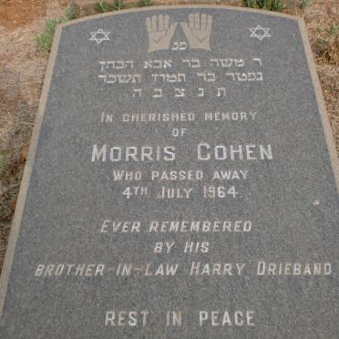 COHEN Morris -1964