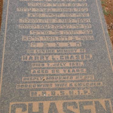 CHASEN Harry L. -1921