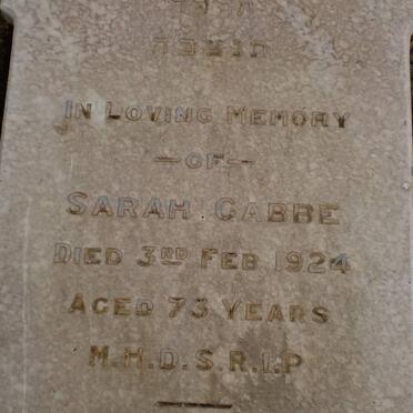 GABBE Sarah -1924