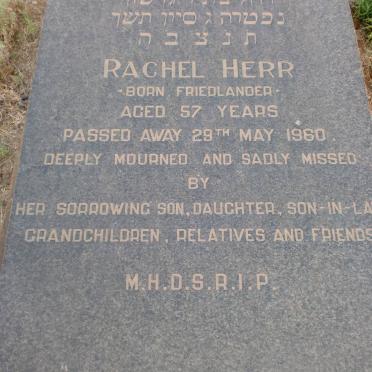 HERR Rachel -1960