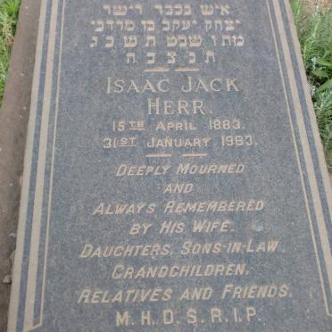 HERR Isaac Jack -1963