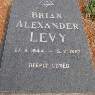 LEVY Brian Alexander 1944-1982