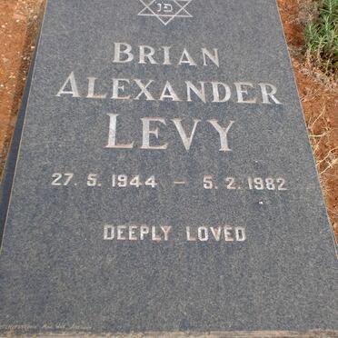 LEVY Brian Alexander 1944-1982