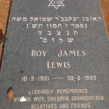 LEWIS Roy James 1921-1990