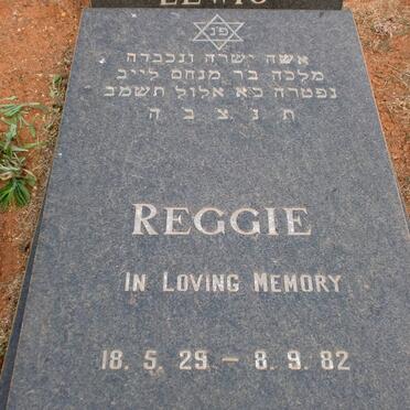 LEWIS Reggie 1929-1982