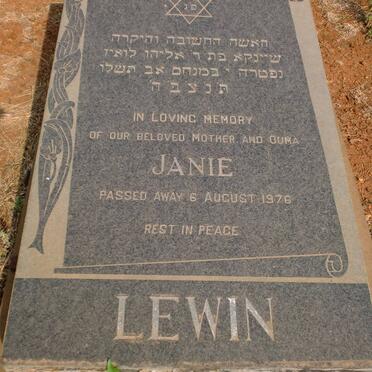 LEWIN Janie -1976