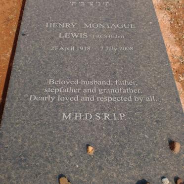 LEWIS Henry Montague 1918-2008
