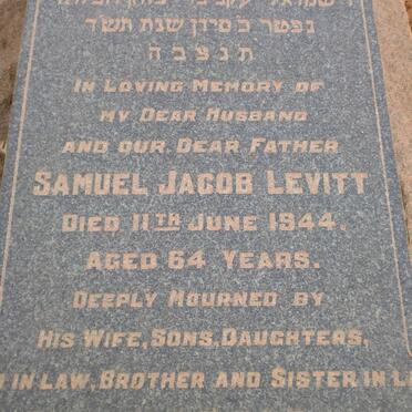 LEVITT Samuel Jacob -1944