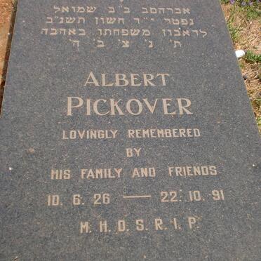 PICKOVER Albert 1926-1991