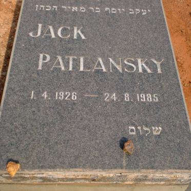 PATLANSKY Jack 1926-1985