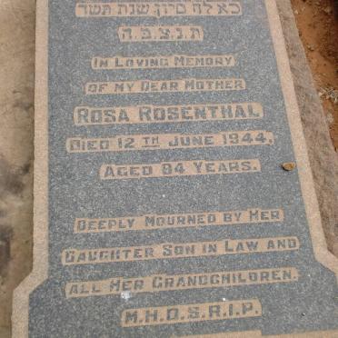 ROSENTHAL Rosa -1944