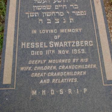 SWARTZBERG Hessel -1959