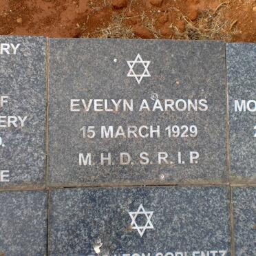 AARONS Evelyn -1929