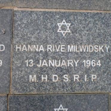 MILWIDSKY Hanna Rive -1964