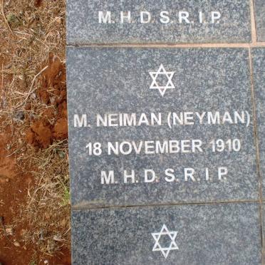 NEIMAN M. -1910