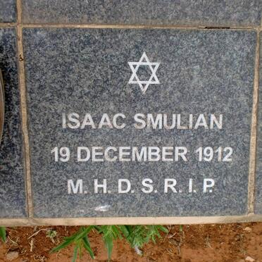 SMULIAN Isaac -1912