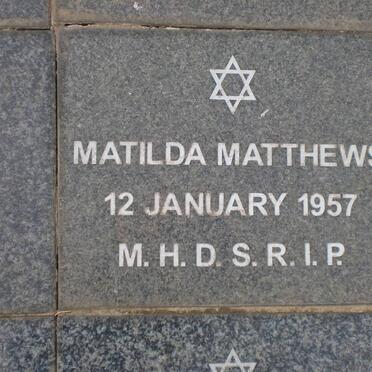 MATTHEWS Matilda -1957