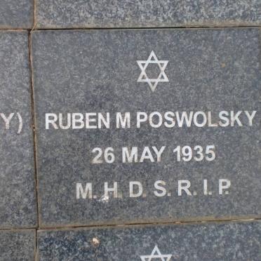 POSWOLSKY Ruben -1935
