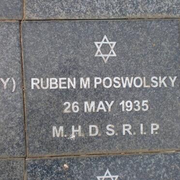 POSWOLSKY Ruben -1935