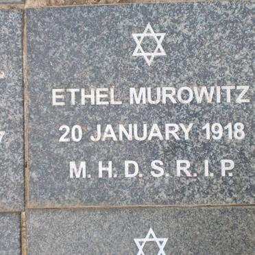 MUROWITZ Ethel -1918
