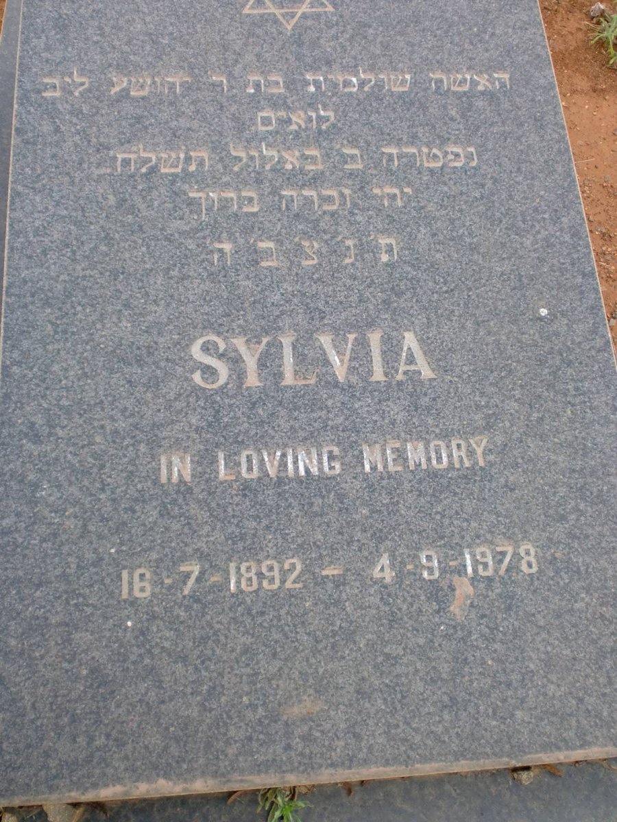 LEWIS Sylvia 1892-1978