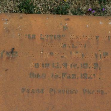 ? Yvonne 19?9-1921