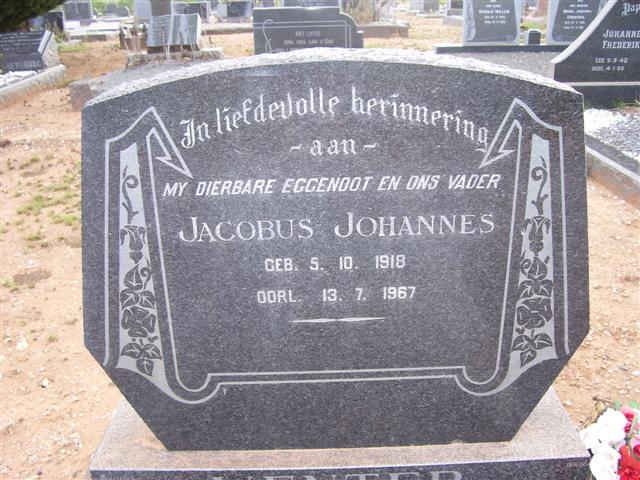 ? Jacobus Johannes 1918-1967