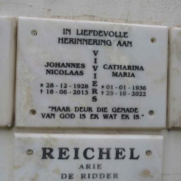 VIVIERS Johannes Nicolaas 1928-2013 & Catharina Maria 1936-2022