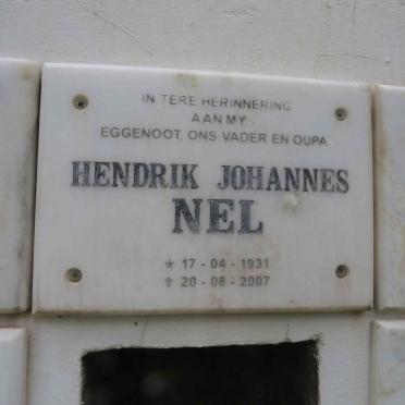 NEL Hendrik Johannes 1931-2007