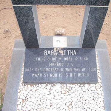 BOTHA Baba 1980-1980