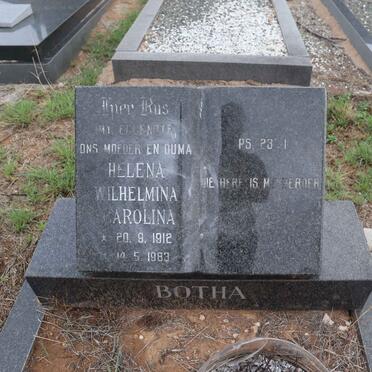 BOTHA Helena Wilhelmina Carolina 1912-1983