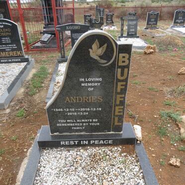BUFFEL Andries 1946-2016