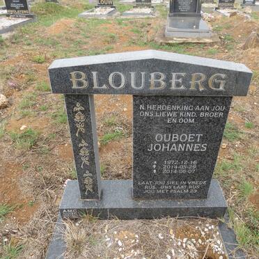 BLOUBERG Ouboet Johannes 1972-2014