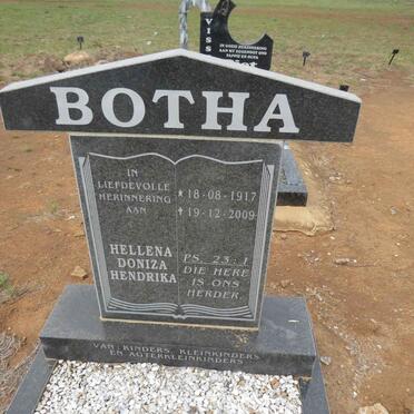 BOTHA Hellena Doniza Hendrika 1917-2009