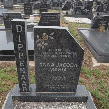 DIPPENAAR Anna Jacoba Maria 1934-1983
