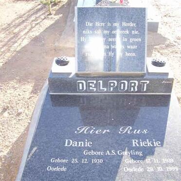 DELPORT Danie 1930- & A.S. GREYLING 1939-1999