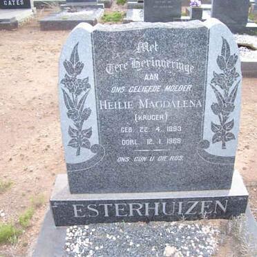 ESTERHUIZEN Heilie Magdalena nee KRUGER 1893-1968